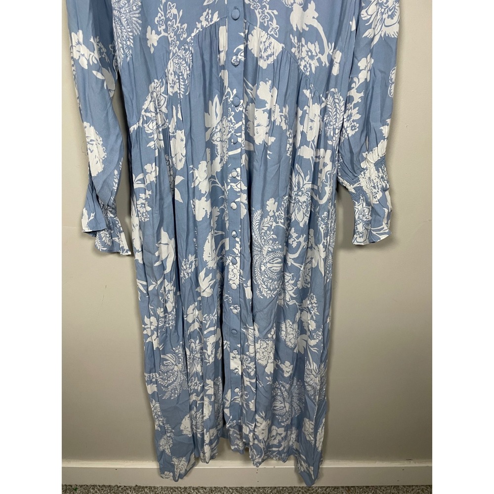 House of Lacuna Tuscany Boho Dress Paisley Print Size Medium Modest Feminine - Picture 4 of 12